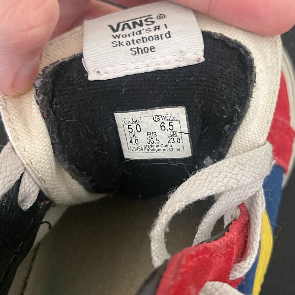Multicolored vans! - Picture 2 of 2